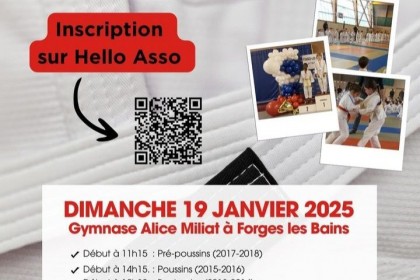 Tournoi du Forges Judo. Dimanche 19 Janvier.