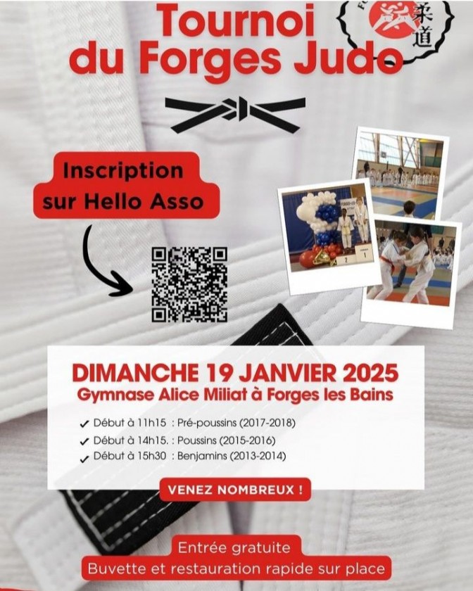 Image de l'actu 'Tournoi du Forges Judo. Dimanche 19 Janvier.'